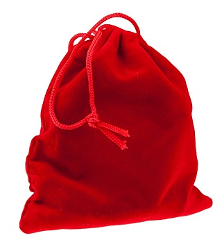 红色,礼物,袋