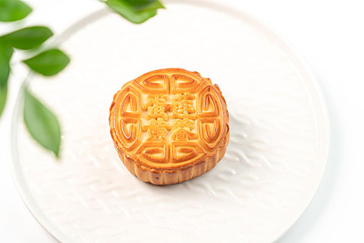 中国中秋节传统美食糕点,月饼