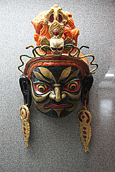 西藏博物馆藏戏面具