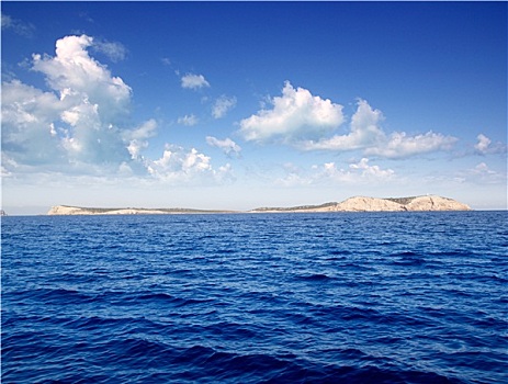 伊比萨岛,岛屿,蓝色,白天