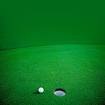 高尔夫球,短小,目标