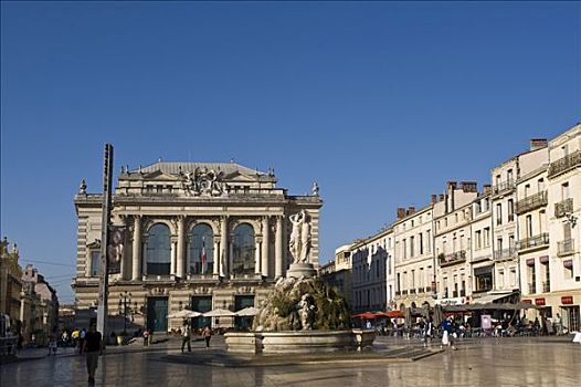 歌剧院,地点,蒙彼利埃,朗格多克-鲁西永大区,法国
