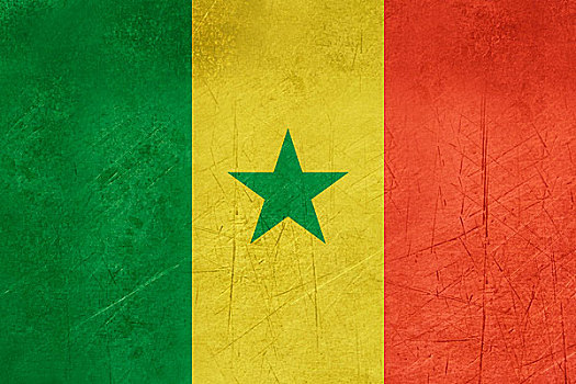 低劣,塞内加尔,旗帜