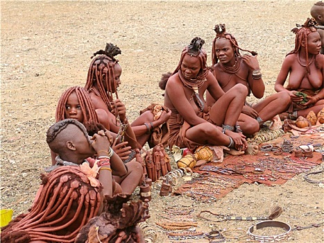 辛巴族,非洲女人,商贸,工艺品,纪念品