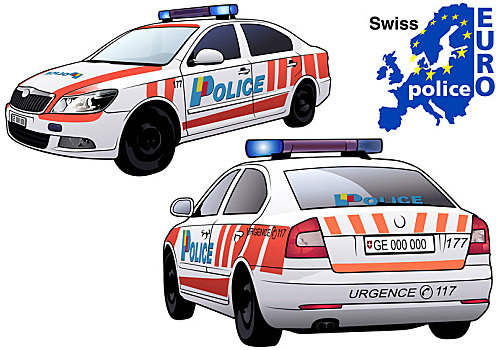 瑞士,警车