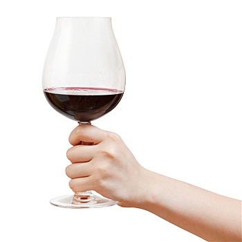 手,高脚杯,玻璃杯,红酒