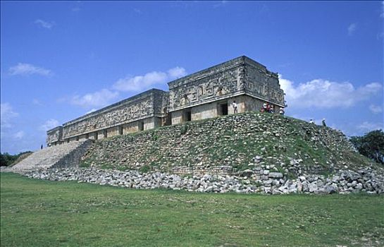 墨西哥,尤卡坦半岛,乌斯马尔,庙宇,宫殿