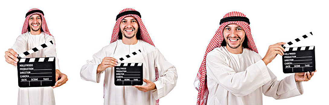 阿拉伯人,电影,白色背景