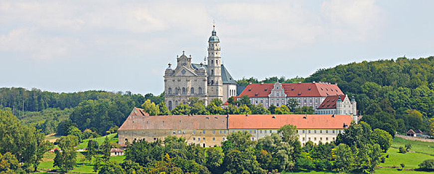 寺院,教堂,巴登符腾堡,德国,欧洲