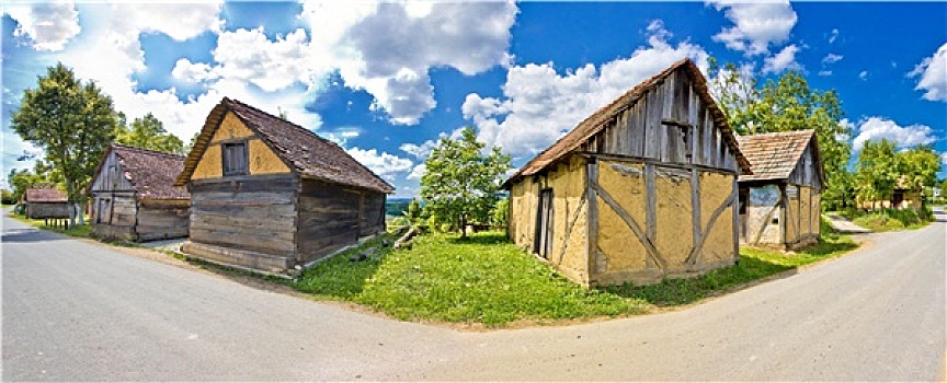 乡村,古建筑,克罗地亚