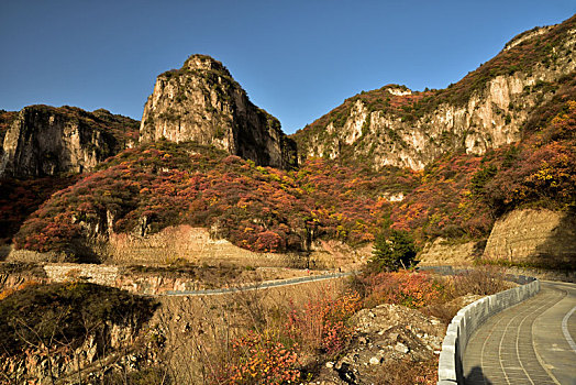 河北省石家庄市平山县沕沕水空中画廊