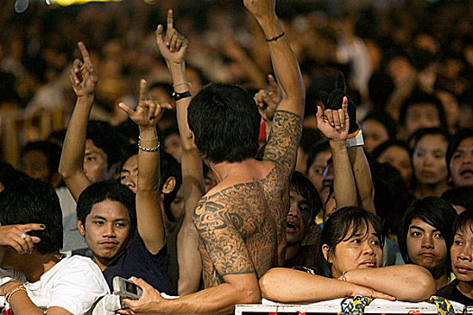 广告,音乐会,泰国,一月,2007年