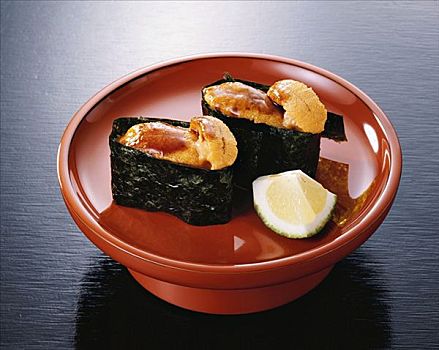 海胆,寿司,日本