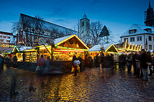 圣诞市场,布赖施高,巴登符腾堡,德国,欧洲