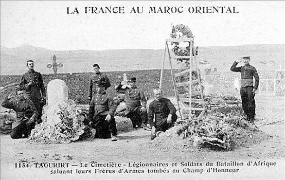 法国人,外籍军团,墓地,陶里尔特省,阿尔及利亚,20世纪,艺术家,未知