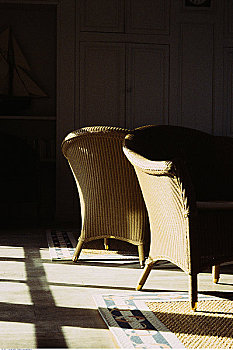 椅子,房间,影子,雷岛,法国