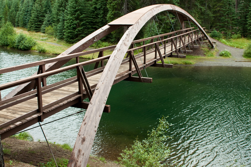窄窄的木桥图片图片