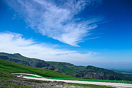 长白山地质森林自然景观