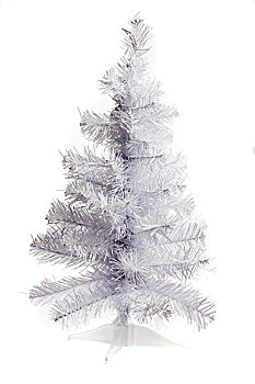 白色,塑料制品,圣诞树,可折叠