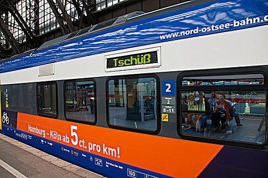 列车,操作,中央车站,北莱茵威斯特伐利亚,德国,欧洲