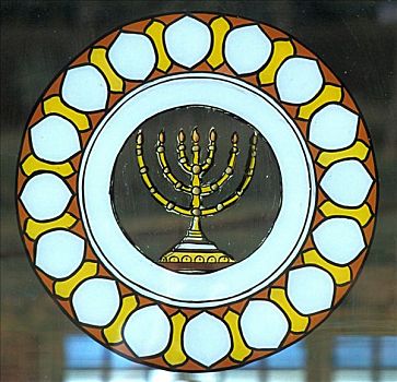 迈索尔,彩色玻璃窗,天主教,烛台