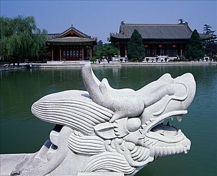 清朝,温泉,博物馆,西安,中国