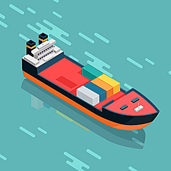 货箱,货船,航行,海中,矢量,多用途,船,化学品,产品,油轮,风情,高速,货物,商品,材质,一个,港口