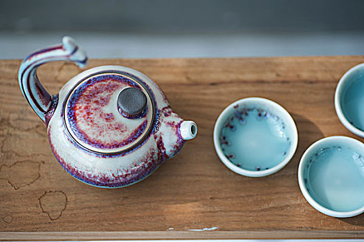 釉变精美茶具