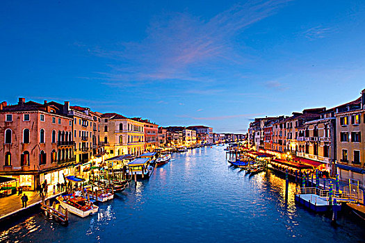 建筑,运河,大运河,威尼斯,威尼托,意大利