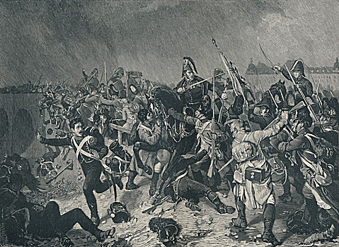 战斗,七月,1896年,艺术家