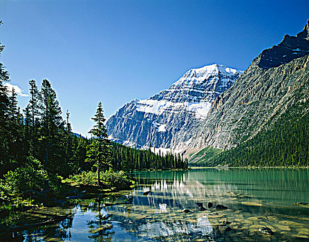 伊迪斯卡维尔山,碧玉国家公园,艾伯塔省,加拿大