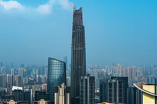 重庆陆海国际中心城市风光