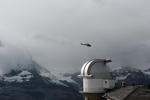 天文台,直升机