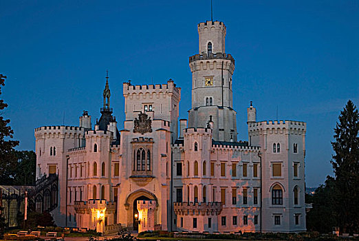 文艺复兴,城堡,南,波希米亚,捷克共和国,欧洲