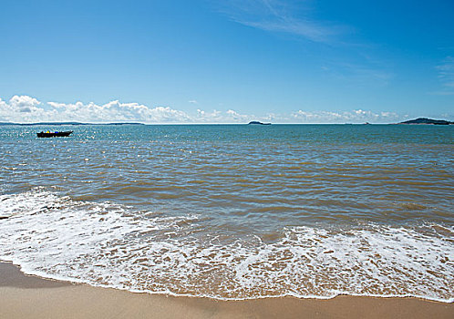 海滩,海洋,白天,放松,风景