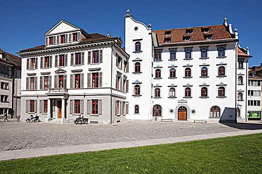 建筑,历史,中心,瑞士,欧洲