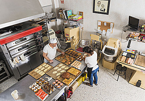 做糕点,糕点店,塔里,安达卢西亚,西班牙