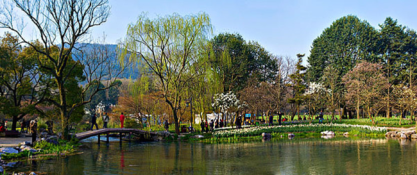 西湖风光,太子湾