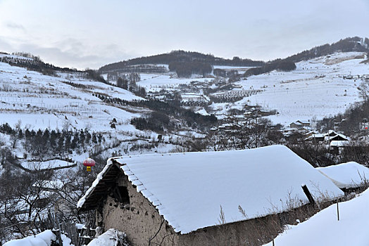 冬季吉林雪村-松岭美景如画