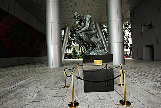 新加坡,罗丹,思想者,雕塑
