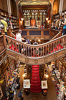 书店,波尔图,葡萄牙,欧洲