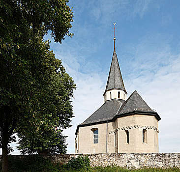 小教堂,教堂,建造,罗马式,建筑,巴登符腾堡,德国,欧洲