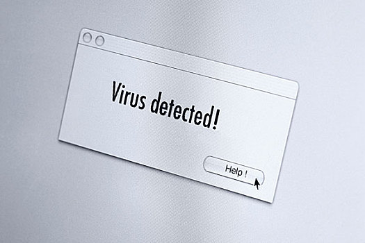 病毒,警告,电脑屏幕
