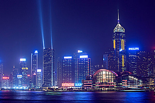 中国,香港,摩天大楼,天际线,九龙