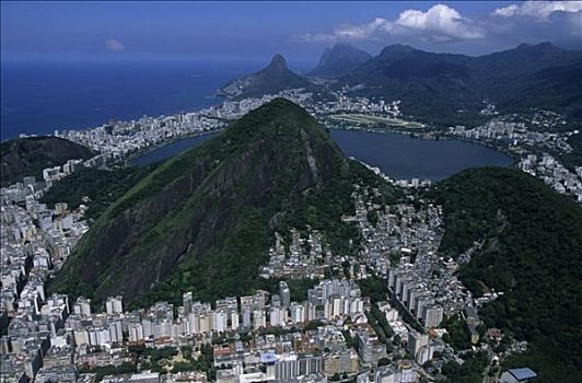 巴西,里约热内卢,航拍,湾