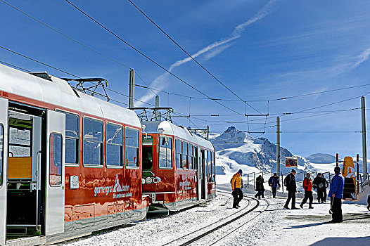 瑞士,沃州,策马特峰,滑雪胜地,戈尔内格拉特,铁路,高架桥