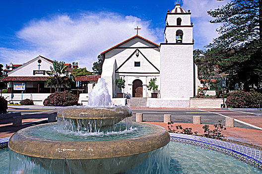 喷泉,教区,加利福尼亚