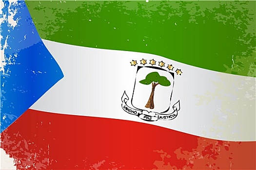 赤道几内亚,旗帜,低劣
