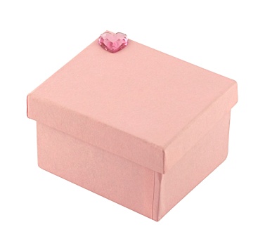 粉色,礼盒,心形