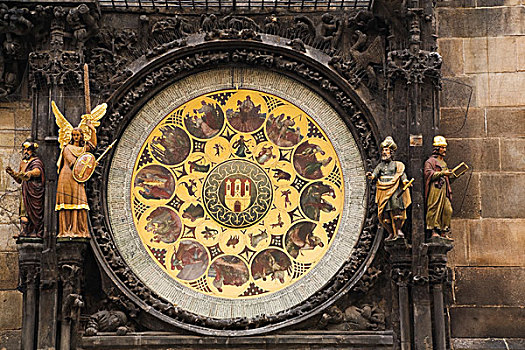 老市政厅,天文钟,布拉格,捷克共和国